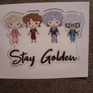 Stay Golden Sticker Set Golden Girls